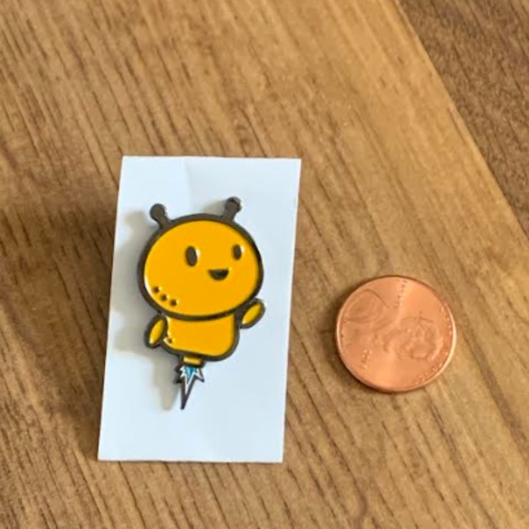 Smiling Rocket Pin - Picture 4 of 5